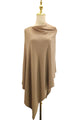 Cosy Plain Wool Poncho