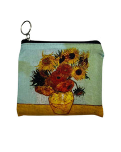 Van Gogh Sunflowers Foldable 2-in-1 Shopper Bag & Purse