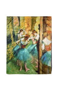 Degas Dancers Reversible Art Silk Scarf