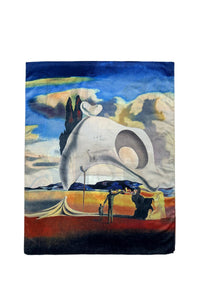 Dali Art Print Reversible Silk Scarf