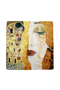 Klimt 'The Kiss/Golden Tears' Silk Square Scarf