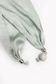 Plain Diamante Magnetic Clasp Scarf