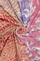 Abstract Indian Paisley Frayed Scarf