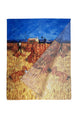 Van Gogh 'Harvest in Provence' Print Silk Scarf