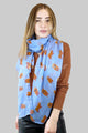 Cute Scottish Highland Buffalo Print Scarf