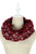 Foiled Snowflake Soft Twist Snood - Fashion Scarf World