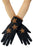 Star Print Suede Touchscreen Gloves