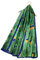 Peacock Feather Print Silk Scarf - Fashion Scarf World